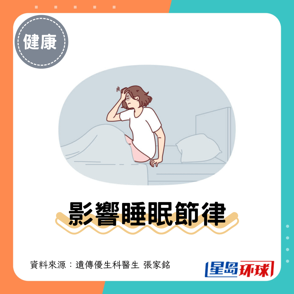 2. 影响睡眠节律 2. 影响睡眠节律