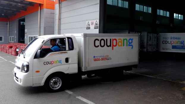 韩国最大电商平台酷澎在大选日首次停止派送快递。路透社 韩国最大电商平台酷澎在大选日首次停止派送快递。路透社