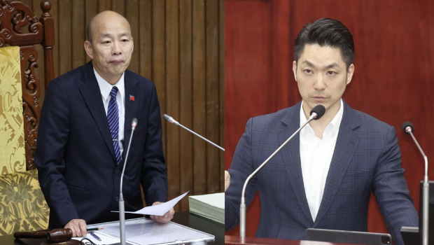 “立法院长”韩国瑜(左)、台北市长蒋万安(右) “立法院长”韩国瑜(左)、台北市长蒋万安(右)