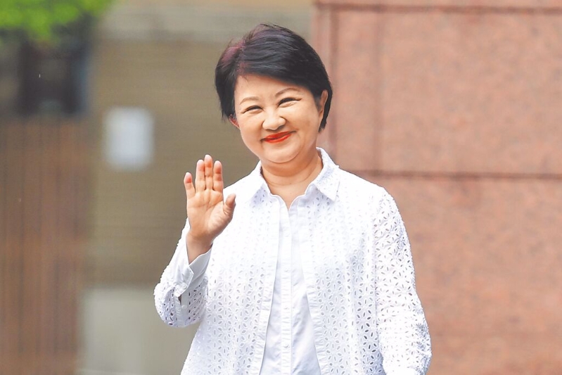 台中市长卢秀燕。 台中市长卢秀燕。