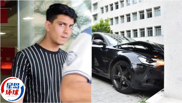 私家车撞律政中心更亭 私家车撞律政中心更亭