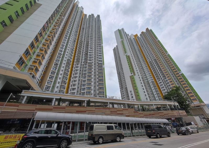 粉岭皇后山邨。 粉岭皇后山邨。