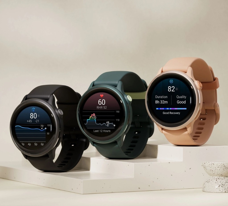 Garmin vivoactive 6配备1.2吋圆形表面,电池续航最长达11天。 Garmin vivoactive 6配备1.2吋圆形表面,电池续航最长达11天。