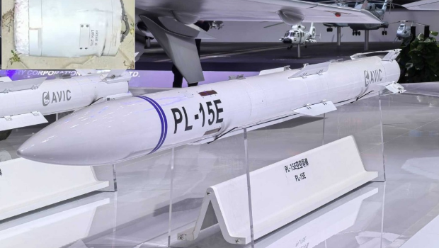 中国PL-15E导弹。 中国PL-15E导弹。