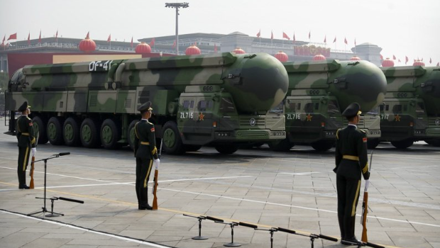 中国现役最强洲际导弹东风-41。 中国现役最强洲际导弹东风-41。