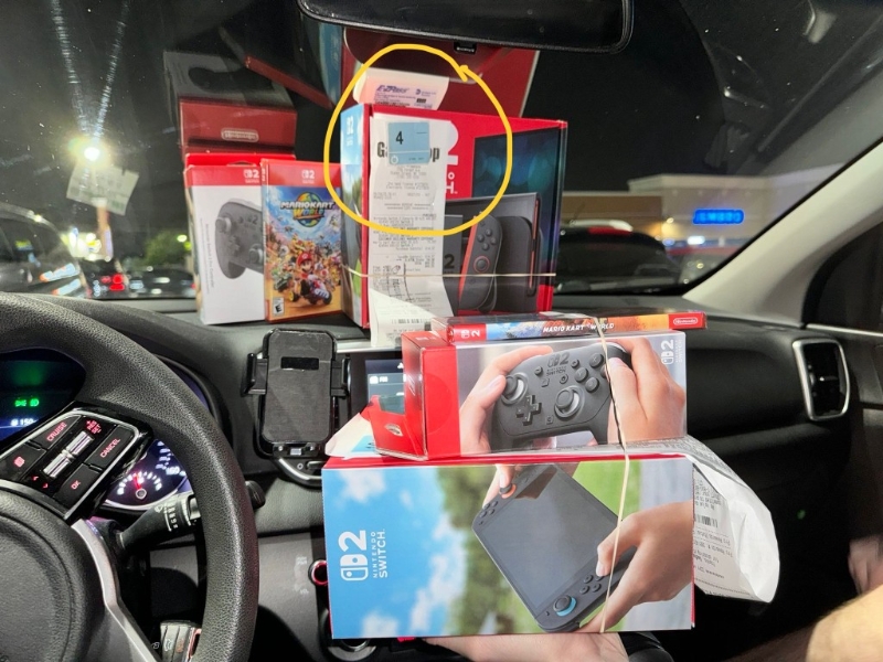 网民在X平台发帖反映,收据钉在Switch2盒上出事。 X@Oadhan 网民在X平台发帖反映,收据钉在Switch2盒上出事。 X@Oadhan