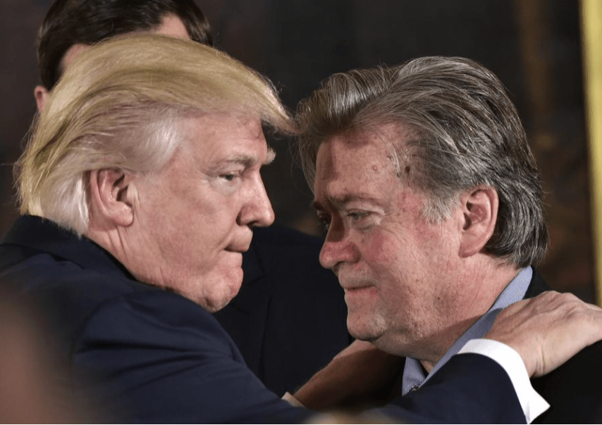 班农曾是特朗普的高级顾问。 班农曾是特朗普的高级顾问。