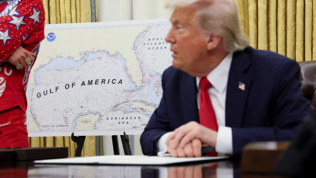 美联社因为拒采用特朗普规定的“美国湾”一词,而遭禁止采访白宫新闻。 美联社因为拒采用特朗普规定的“美国湾”一词,而遭禁止采访白宫新闻。