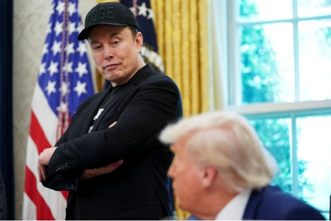 特朗普指马斯克非常不尊重人。路透社 特朗普指马斯克非常不尊重人。路透社