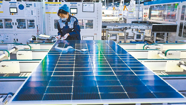 美中关税战下,“稀土磁铁”成为两国角力焦点。图为“世界稀土之都”内蒙古科技公司。 美中关税战下,“稀土磁铁”成为两国角力焦点。图为“世界稀土之都”内蒙古科技公司。