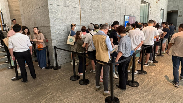 新世界伙拍帝国、资本策略、丽新及港铁合作发展的黄竹坑站港岛南岸滶晨收票及参观情况理想。 新世界伙拍帝国、资本策略、丽新及港铁合作发展的黄竹坑站港岛南岸滶晨收票及参观情况理想。