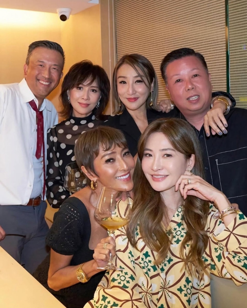 雷林静怡今日在IG分享合照。 雷林静怡今日在IG分享合照。