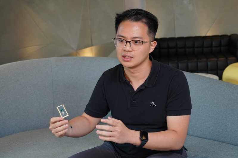 林坚期望到2027年全球的马拉松都可应用公司的产品。 叶伟豪摄 林坚期望到2027年全球的马拉松都可应用公司的产品。 叶伟豪摄