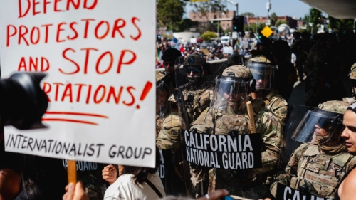 派驻洛城国民警卫军增至4100人 派驻洛城国民警卫军增至4100人