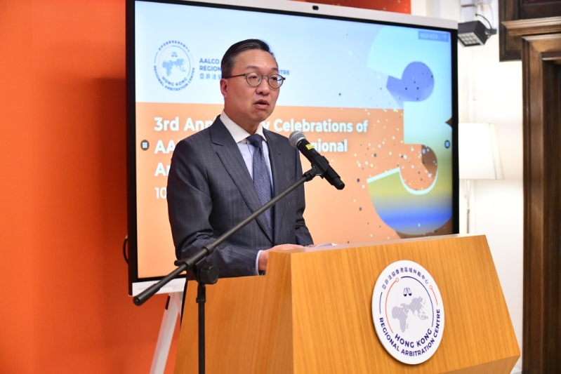 律政司司长林定国。 律政司司长林定国。