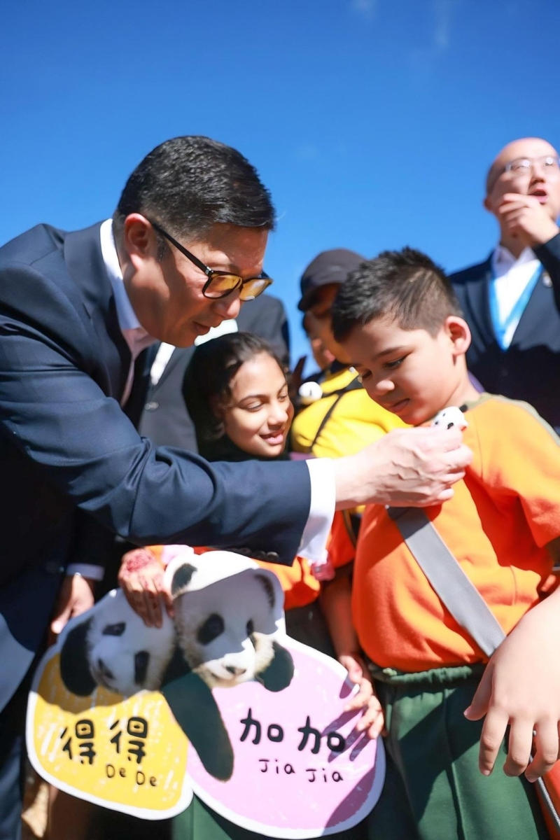 邓炳强第一次探“加加”“得得”1 邓炳强第一次探“加加”“得得”1