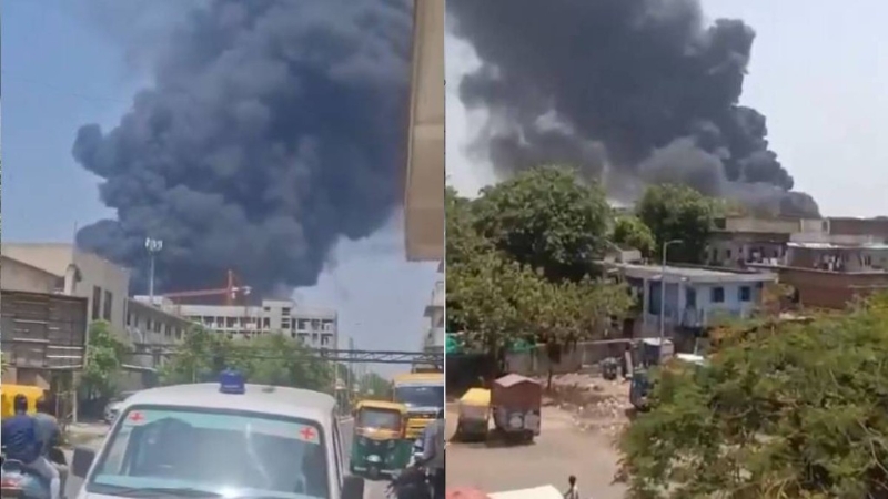 印度坠机现场 印度坠机现场