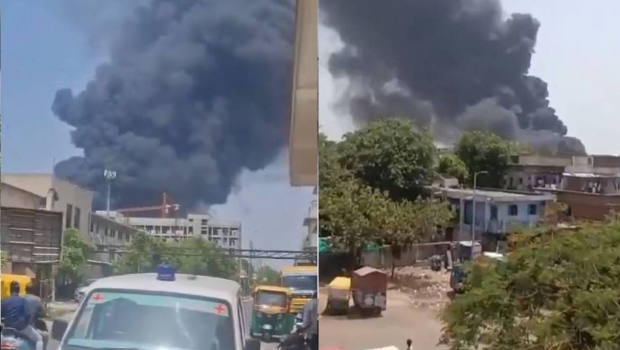 印度坠机现场 印度坠机现场