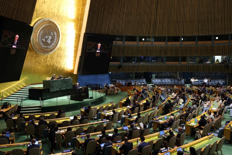 联合国大会压倒性通过加沙停火决议。 联合国大会压倒性通过加沙停火决议。