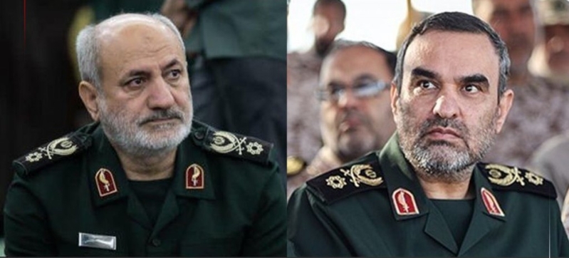 卡齐米(左)及其副手穆哈格赫命丧以军空袭。 卡齐米(左)及其副手穆哈格赫命丧以军空袭。