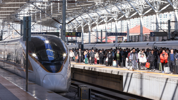 中国高铁的载客量非常庞大 中国高铁的载客量非常庞大