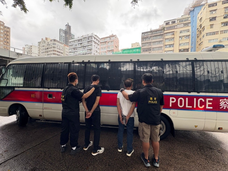 警方拘捕3人 警方拘捕3人