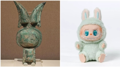 洛阳博物馆有2000多年前的历史青铜Labubu? 洛阳博物馆有2000多年前的历史青铜Labubu?