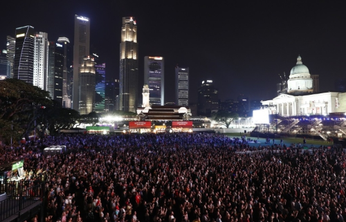 每年一级方程式赛事吸引大量旅客到新加坡。 路透社 每年一级方程式赛事吸引大量旅客到新加坡。 路透社