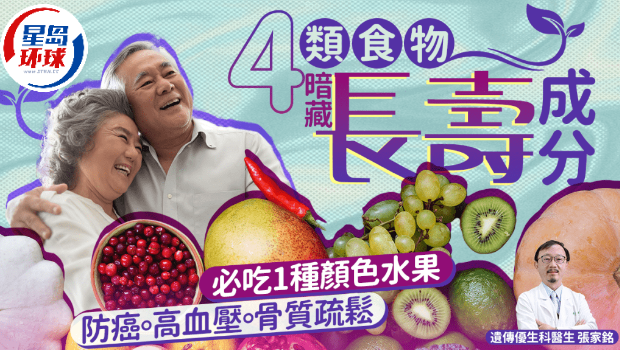 医生揭4类食物含长寿成分 医生揭4类食物含长寿成分