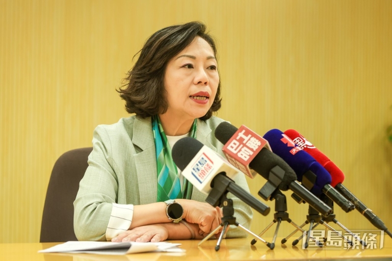 麦美娟强调现时本港仍有不同形式的软对抗。 麦美娟强调现时本港仍有不同形式的软对抗。