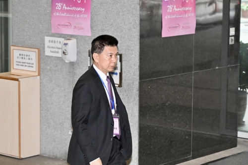 香港友好协进会会长谭锦球。 刘骏轩摄 香港友好协进会会长谭锦球。 刘骏轩摄