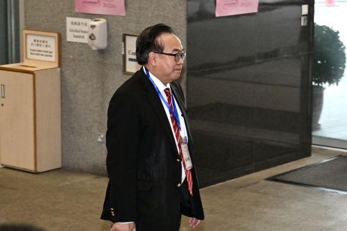 经民联主席卢伟国。 刘骏轩摄 经民联主席卢伟国。 刘骏轩摄