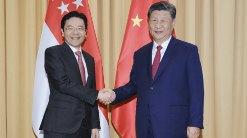 新加坡总理黄循财周日首次访华 新加坡总理黄循财周日首次访华