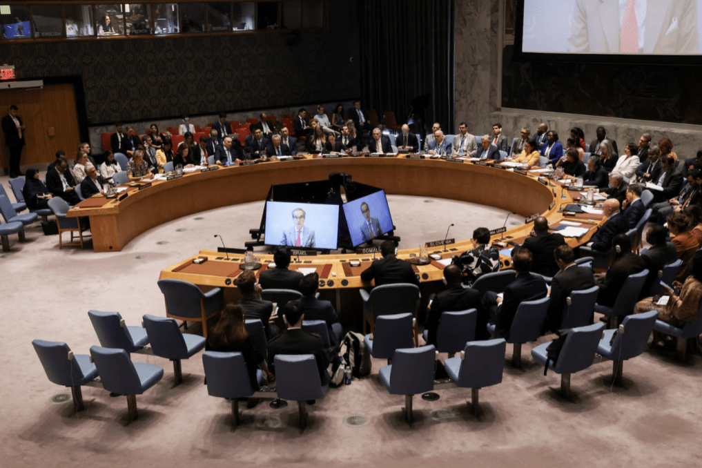 联合国安理会开会讨论伊朗与以色列的紧张局势。 联合国安理会开会讨论伊朗与以色列的紧张局势。