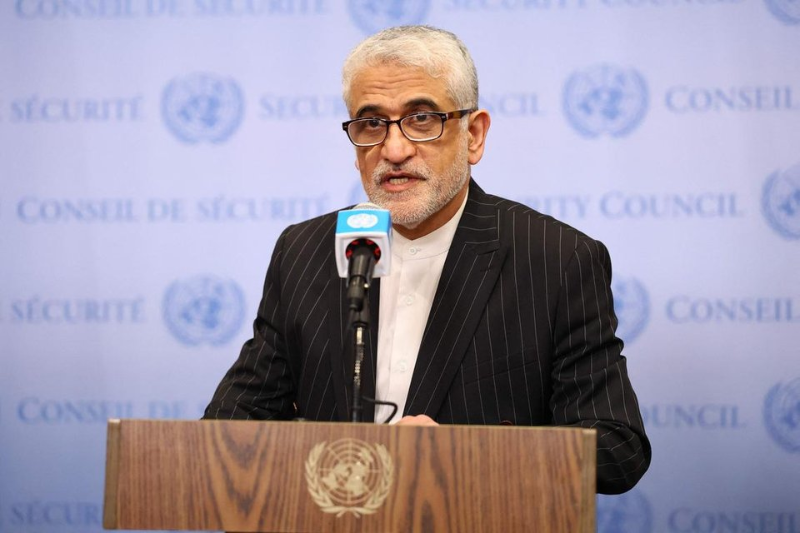 伊朗常驻联合国代表阿米尔·赛义德·伊拉瓦尼 资料图片 图源:外媒 伊朗常驻联合国代表阿米尔·赛义德·伊拉瓦尼 资料图片 图源:外媒