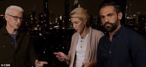 3名CNN记者,左起:库柏、沃德、戴蒙德。 3名CNN记者,左起:库柏、沃德、戴蒙德。