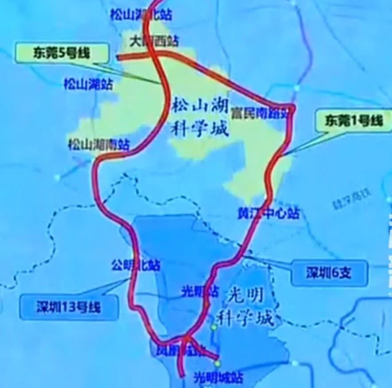 深莞两地通过构建“2城际、2地铁”的轨道网络。 深莞两地通过构建“2城际、2地铁”的轨道网络。