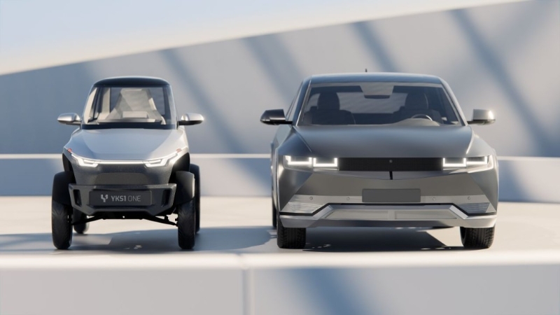 YKS1 One外形颇有双门揭背的味道,但因应倾斜悬挂用上较幼轮胎。 YKS1 One外形颇有双门揭背的味道,但因应倾斜悬挂用上较幼轮胎。