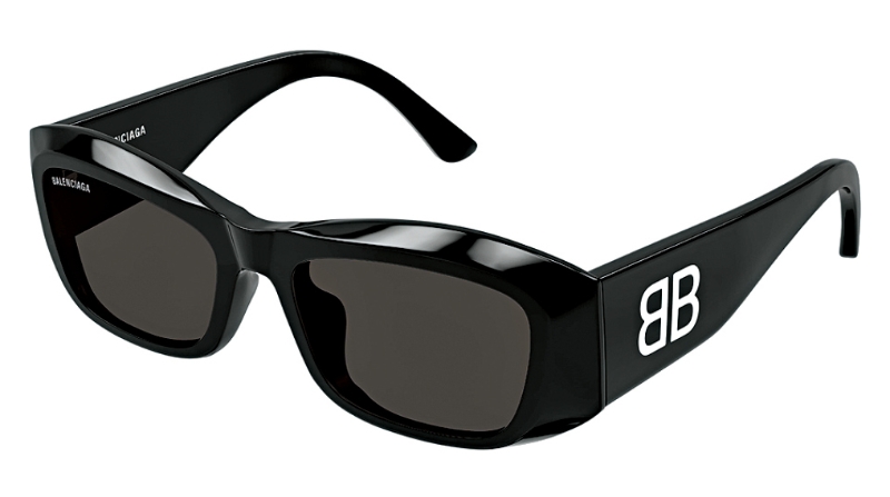 Balenciaga Signature系列太阳眼镜特色在于雕刻斜面厚醋酸纤维前框,以及缀于镜臂的珐琅制BB品牌标记。($3,480) Balenciaga Signature系列太阳眼镜特色在于雕刻斜面厚醋酸纤维前框,以及缀于镜臂的珐琅制BB品牌标记。($3,480)