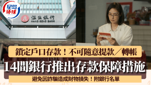 14间银行推出存款保障措施! 14间银行推出存款保障措施!