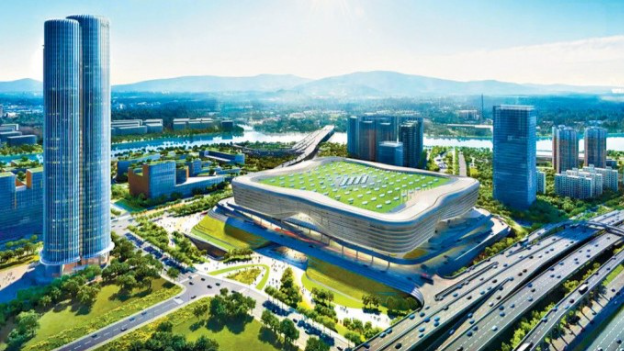 保安局拟申请约27亿元拨款,用于安装旅客清关大堂设施、优化出入境管制系统等。新大楼模拟图 保安局拟申请约27亿元拨款,用于安装旅客清关大堂设施、优化出入境管制系统等。新大楼模拟图