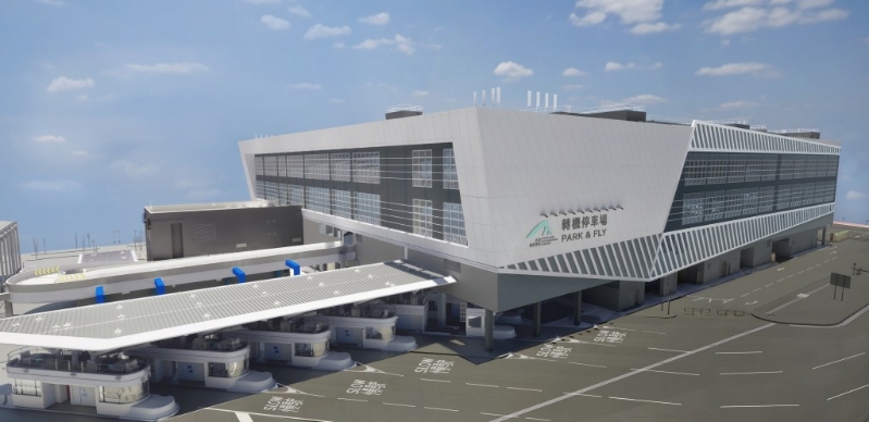 “转机停车场”外观。 “转机停车场”外观。