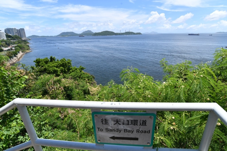 港岛摩星岭位置。 港岛摩星岭位置。