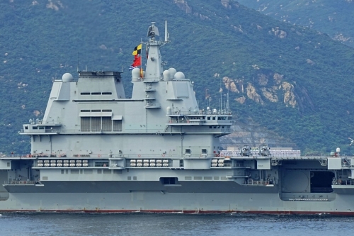 山东舰 - 山东舰航母编队访港。1 山东舰 - 山东舰航母编队访港。1