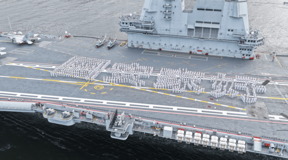 山东舰。 山东舰。