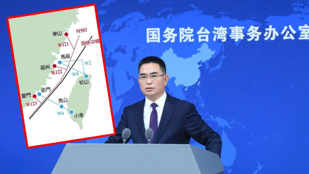 陈斌华用M503航线W121衔接航线,对两岸同胞有利。 陈斌华用M503航线W121衔接航线,对两岸同胞有利。