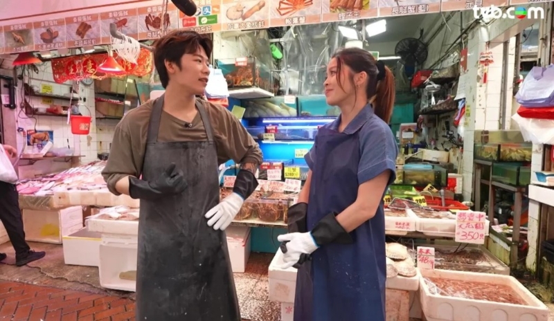 刘展霆是鱼档太子爷。 刘展霆是鱼档太子爷。