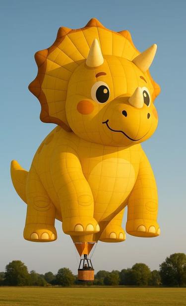 来自香港的HKDino2小型热气球。 来自香港的HKDino2小型热气球。