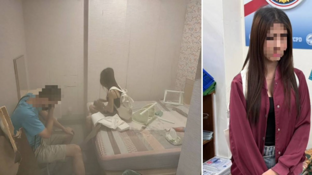 台中警方破获一个应召站,发现有变性人在卖淫。网图 台中警方破获一个应召站,发现有变性人在卖淫。网图