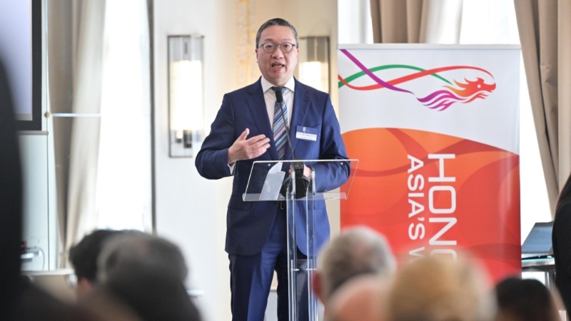 林定国在研讨会上发表主题演讲。政府新闻处 林定国在研讨会上发表主题演讲。政府新闻处